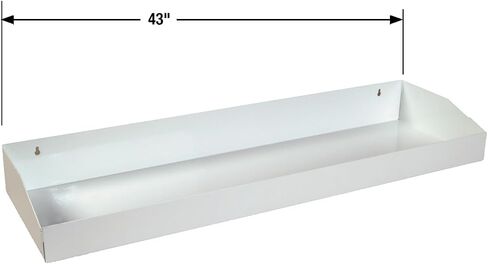 Buyers Products 1702840TRAY 35 Inch White Powder Coated Carbon Steel Tray For 72-Inch Topsider Truck Box, Middle Notch in Saudi Arabia