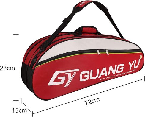 Badminton Racket Bag Tennis Racket Single Shoulder Badminton Bags 4 to 6 Racquet Backpack Big Capacity Waterproof Tennis Bag for Men Women Youth and Adult in Saudi Arabia