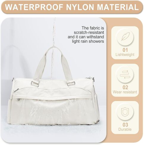 Gym Bag for Women Men, Sport Duffle Bag with Shoe Compartment, Travel Shoulder Bag, Carry on Gym Tote Bag in Saudi Arabia