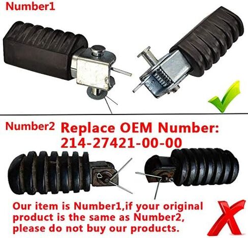FLYPIG Footrest Foot Pegs for Yamaha PW50 PW80 PW 80 PW 50 Foot Rest Yzinger 50 Motorcycle Pit Dirt Motor Bike 1 Pair in Saudi Arabia