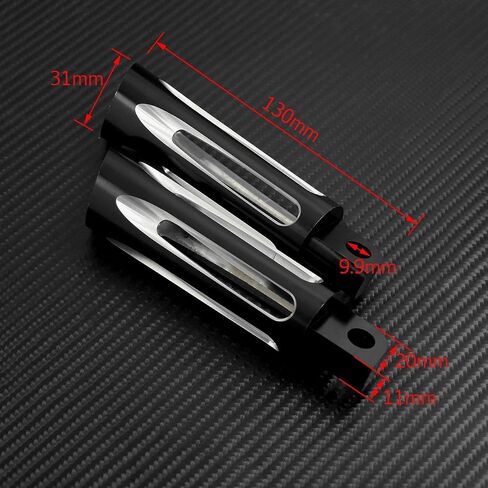 Motorcycle Rear Footpegs CNC Cut Male Mount Foot pegs Footrest Pedals Fit for Harley Sportster Touring Road King Electra Glide Fat bob Dyna (Black) in Saudi Arabia