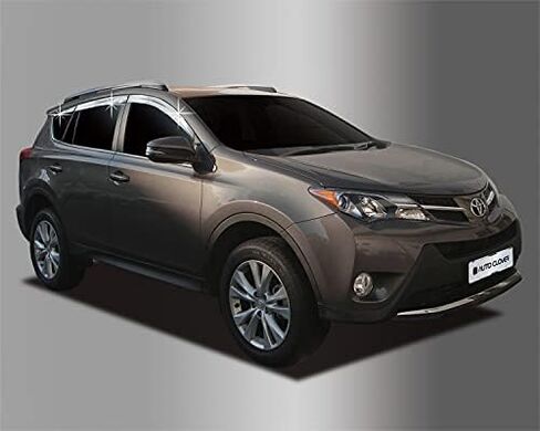 مجموعة حاجب النافذة الجانبية للدخان الداكن من AUTOCLOVER مكون من 6 قطع لسيارة Toyota RAV4 2019 2020 2021 2022 2023/حاجب حماية للمطر خارج القناة in Kuwait