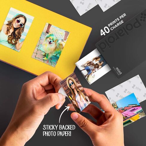 Polaroid 2x3 inch Premium Zink Photo Paper (100 Sheets) Compatible with Polaroid Snap, Snap Touch and Zip. in Saudi Arabia