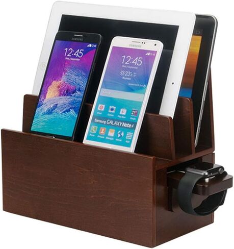 محطة شحن MobileVision Bamboo ومنظم الأجهزة المتعددة إصدار نحيف للهواتف الذكية والأجهزة اللوحية وأجهزة الكمبيوتر المحمولة in Saudi Arabia