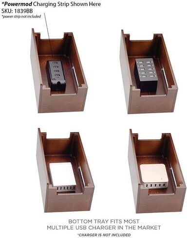 محطة شحن MobileVision Bamboo ومنظم الأجهزة المتعددة إصدار نحيف للهواتف الذكية والأجهزة اللوحية وأجهزة الكمبيوتر المحمولة in Saudi Arabia