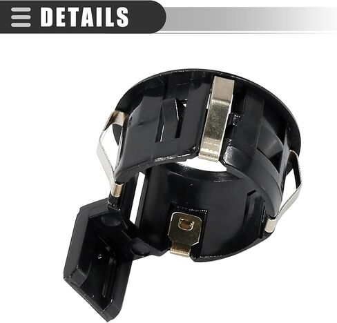 Motoforti ممتص الصدمات الخلفي للسيارة، حامل مستشعر احتياطي، لسيارة Toyota FJ Cruiser 2011-2014، بلاستيك، 89348-33030-C0، أسود، قطعتان in Kuwait