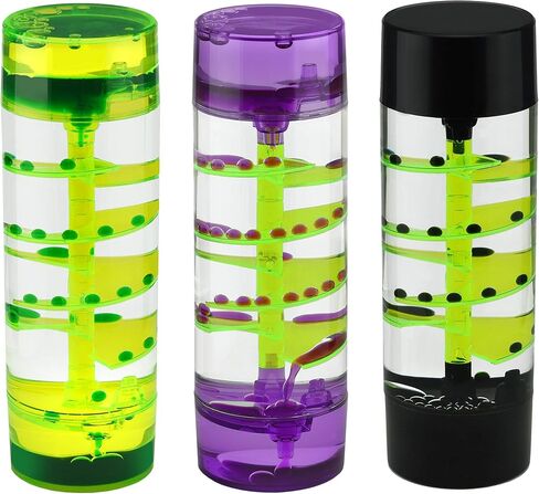 Spiral Liquid Timer Variation (Purple, Green, Black) in Saudi Arabia