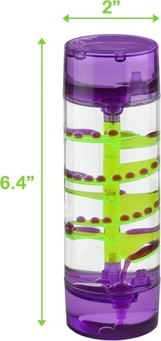 Spiral Liquid Timer Variation (Purple, Green, Black) in Saudi Arabia
