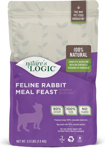 Nature's Logic Feline Rabbit Meal Feast, 3.3lb in Saudi Arabia