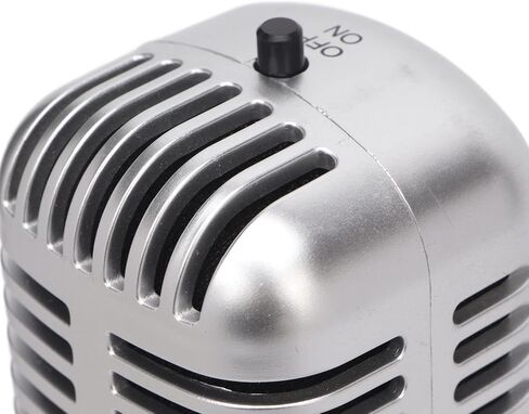 ميكروفون سلكي 3.5 مم من EBTOOLS، ميكروفون صوتي متعدد الاتجاهات، ميكروفونات غناء كاريوكي للألعاب، مفتاح تشغيل وإيقاف، لأجهزة الكمبيوتر المكتبية والكمبيوتر المحمول، فضي in Kuwait