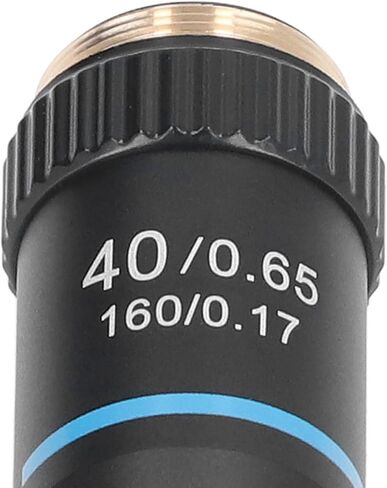 عدسة مجهر 40X، خيط 20.2 مم قياسي RMS أسود 195 لوازم المجهر الصناعي الموضوعي عالي التكبير in Kuwait