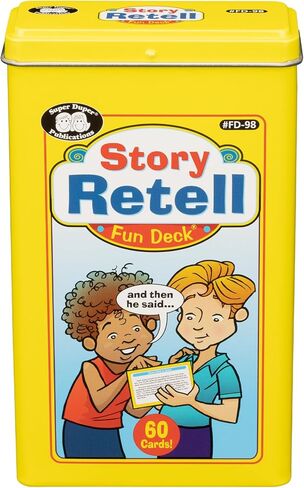 Super Duper Publications | Story Retell Comprehension Fun Deck | Auditory Memory and Listening Skills Flash Cards | Educational Learning Materials for Children in Saudi Arabia