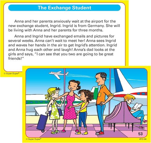 Super Duper Publications | Story Retell Comprehension Fun Deck | Auditory Memory and Listening Skills Flash Cards | Educational Learning Materials for Children in Saudi Arabia