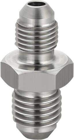 EVIL ENERGY 4AN Male to AN3 Male Stainless Steel Brake Coupler Union Straight Adapter Fitting in Saudi Arabia