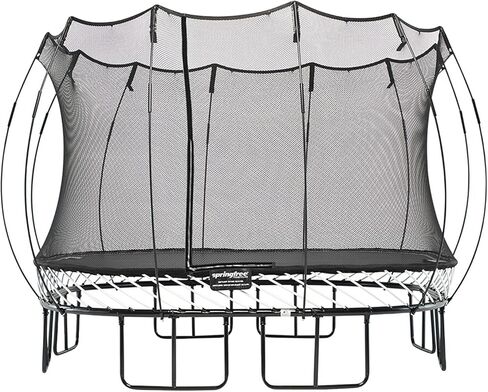 ترامبولين قفز مربع من سبرينج فري، أسود in Kuwait