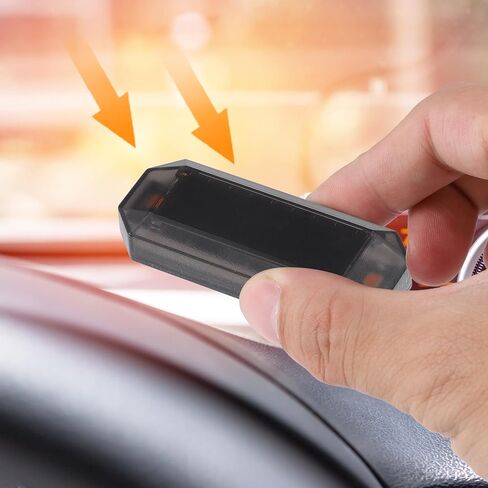 عالمي سيارة الطاقة الشمسية محاكاة الدمية إنذار سيارة الأمن مكافحة سرقة LED وامض تحذير ضوء مصباح وهمية قذيفة سوداء الأصفر in Kuwait
