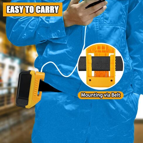 شواحن بطاريات أداة الطاقة USB لبطارية ليثيوم أيون ديوالت 20 فولت، محول شاحن USB مع منافذ شحن سريع USB-A وUSB-C 2.1A in Saudi Arabia