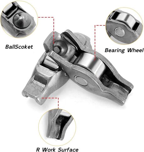 Rocker Arms & Valve Lifters (12 Pair), Replacement for Expedition F150 F250 F350 Explorer Sport Trac Mustang Mark LT Navigator Mountaineer, 4.6L 5.4L 3V Engine, Replaces 3L3Z6564BA 5L1Z6500A in Saudi Arabia