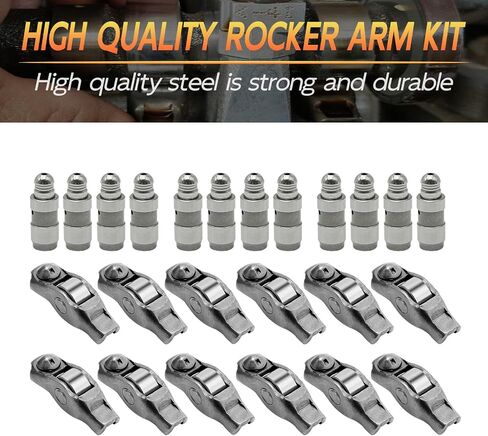 Rocker Arms & Valve Lifters (12 Pair), Replacement for Expedition F150 F250 F350 Explorer Sport Trac Mustang Mark LT Navigator Mountaineer, 4.6L 5.4L 3V Engine, Replaces 3L3Z6564BA 5L1Z6500A in Saudi Arabia