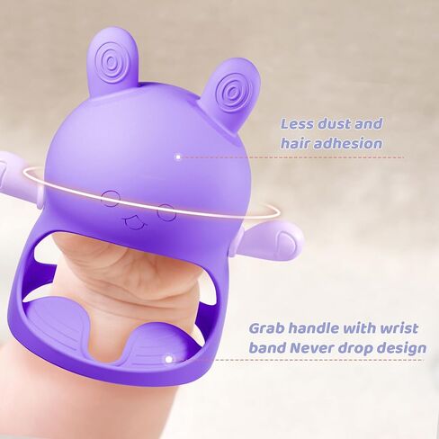 NCVI Baby Teething Toys, Teething Toys for Babies 0-6 Months, Never Drop Silicone Mitten Teether for Sucking and Chewing, Wrist Hand Chew Toys for 3M+ Infants, Teething Pain Relief, BPA Free(Blue) in Saudi Arabia
