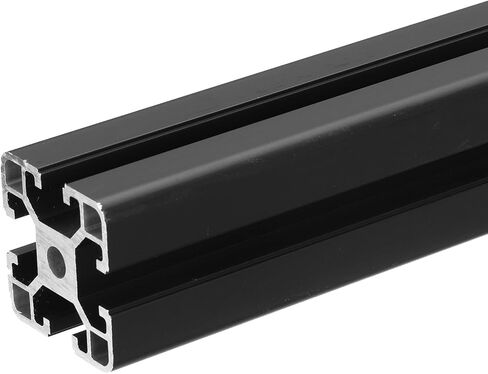uxcell T Slot 4040 الألومنيوم النتوء الشخصي المعيار الأوروبي 300 مم × 40 مم بأكسيد أسود خطي السكك الحديدية سميكة إطار البثق للطابعة ثلاثية الأبعاد، CNC، DIY in Saudi Arabia