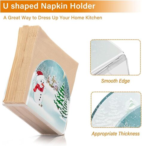 White and Black Marble Napkin Holder for Table Paper Napkins Holder Acrylic Tissue Dispenser Kitchen Dining Room Bathroom Party Car Decor in Saudi Arabia