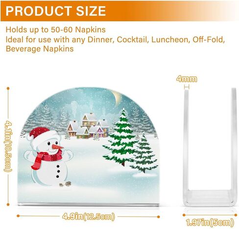 White and Black Marble Napkin Holder for Table Paper Napkins Holder Acrylic Tissue Dispenser Kitchen Dining Room Bathroom Party Car Decor in Saudi Arabia