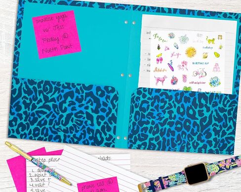 Lilly Pulitzer Study Notecard Set with 100 Lined Index Cards, 4 Tab Dividers with Label Stickers, and Storage Box, Cabana Cocktail in Saudi Arabia
