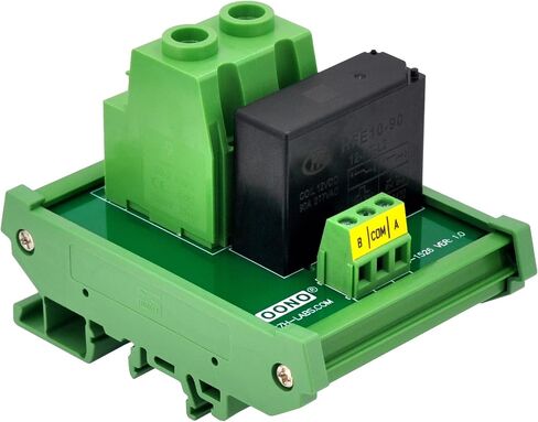 Passive 12V SPST 90Amp 277VAC/60VDC Latching Relay Module, DIN Rail Mount, OONO D-1526T in Saudi Arabia