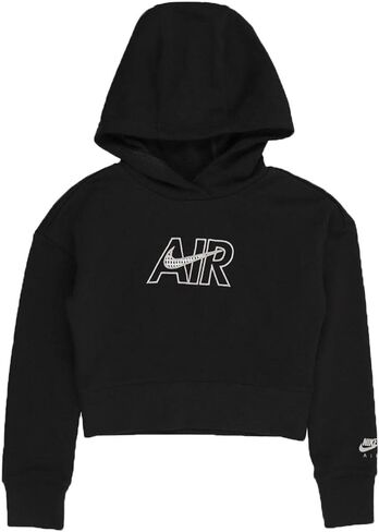 Nike Girl's NSW Air Crop Hoodie (Little Kids/Big Kids) in Saudi Arabia