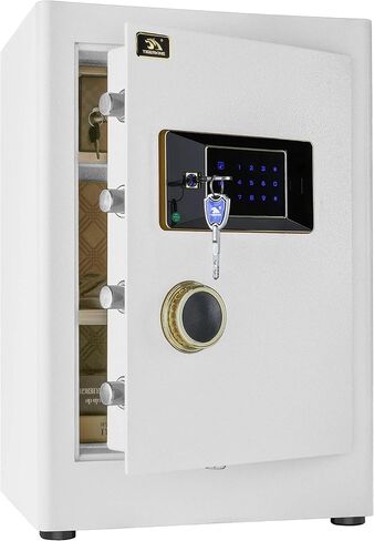 TIGERKING Heavy Duty Large Safe Box, 2.05 Cub Home Safe with Touch Screen Keypad & Built-in Lock Box, Digital Safe for Home Office Money Jewelry Documents Gun in Kuwait