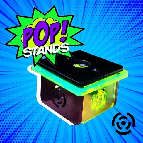 3 Pack Green Frag Pop Stand w/Frag Lock | Acrylic 1 Hole Coral Frag Rack Plugs Reef Fragging Holder for Saltwater, Marine Reef Aquarium in Saudi Arabia