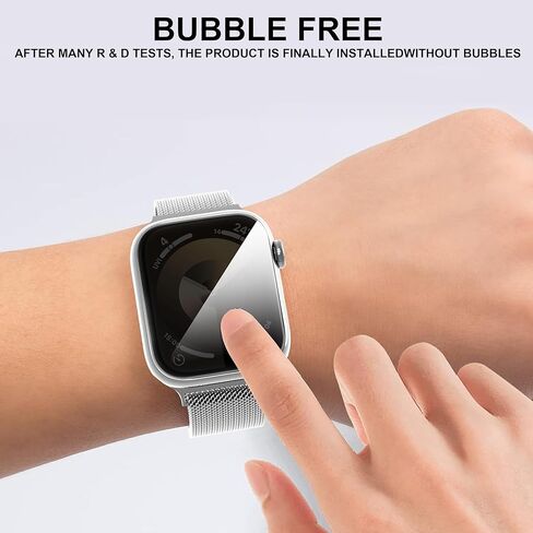 Suoman 6+2 Pack for Apple Watch Series 9/8/7 41mm Screen Protector, [ Flexible TPU ] Privacy Screen Protective+HD Screen Protective for iWatch Series 9/8/7 41mm [Not Glass] in Saudi Arabia