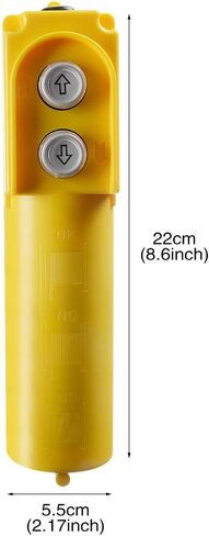 YXQ 2 طرق رفع لأعلى لأسفل التبديل قلادة غير نافذ للمطر C0B-61DR دفع زر التحكم محطة رافعة الآلات الثقيلة الأصفر in Kuwait