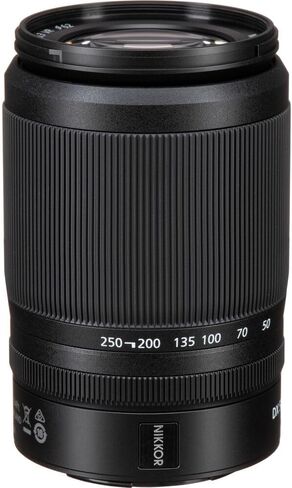 عدسة تكبير تليفوتوغرافي من Nikon NIKKOR Z DX مقاس 50-250 مم f/4.5-6.3 VR لكاميرات Nikon Z Series عديمة المرآة (20085) + بطاقة ذاكرة سعة 64 جيجابايت + مجموعة مرشح + حقيبة ظهر + قارئ بطاقات + برنامج Corel للصور + المزيد in Saudi Arabia