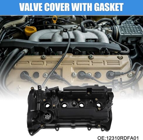 X AUTOHAUX Engine Valve Cover with Gasket for Honda CR-V 2015-2019 for Honda Accord 2013-2017 2.4L Cylinder Head Cover No.12310RDFA01 12251-5A2-A01 Camshaft Engine Rocker Cover in Saudi Arabia