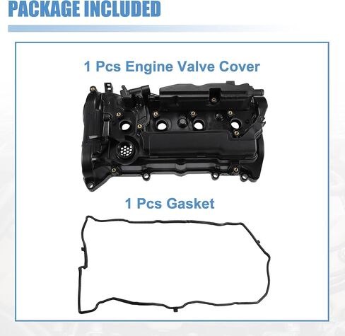 X AUTOHAUX Engine Valve Cover with Gasket for Honda CR-V 2015-2019 for Honda Accord 2013-2017 2.4L Cylinder Head Cover No.12310RDFA01 12251-5A2-A01 Camshaft Engine Rocker Cover in Saudi Arabia