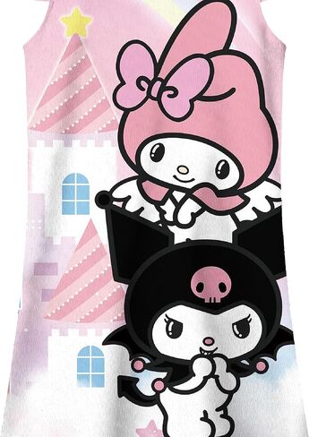 Lovely Cartoon Dress for Girls Casual Toddler Princess Dress for Kids 4-12 Years in Saudi Arabia