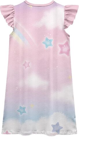 Lovely Cartoon Dress for Girls Casual Toddler Princess Dress for Kids 4-12 Years in Saudi Arabia
