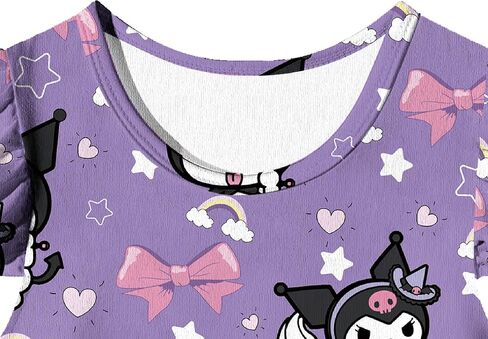 Lovely Cartoon Dress for Girls Casual Toddler Princess Dress for Kids 4-12 Years in Saudi Arabia