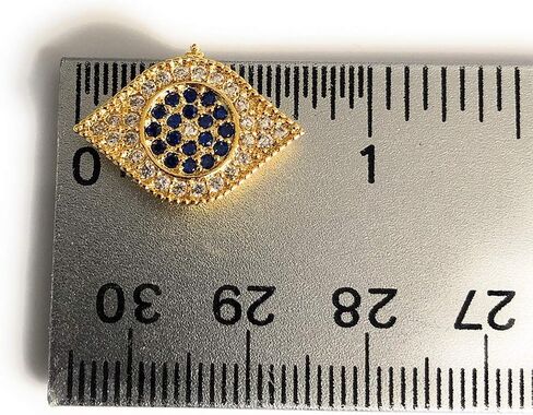 Evil Eye Charm Cuff Bracelet Solid Stainless Steel Watchband in Saudi Arabia