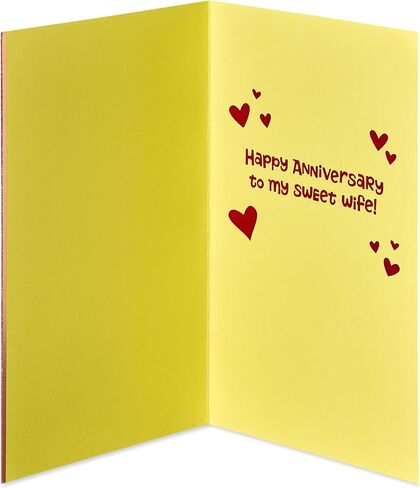بطاقة ذكرى سنوية مضحكة من American Greetings للزوجة (Sweet Wife) in Saudi Arabia