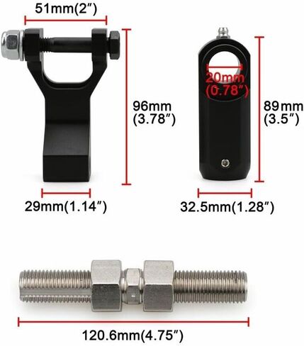طقم خفض البليت الأمامي والخلفي متوافق مع Yamaha ATV Raptor 660 660R YFM660R 2001-2005 Raptor 700 700R YFM700 2006-2017 Raptor350 2004-2013 in Kuwait