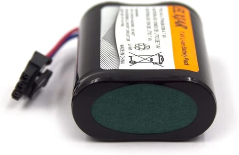 (عبوتان) بطارية ليثيوم أيون 7.4 فولت 1600 مللي أمبير في الساعة بديلة لطابعات الباركود زيبرا/كومتيك MZ220 وMZ320، البطارية تحل محل رقم بطارية OEM بالكامل AK18353-1 وBT17790-1 in Kuwait