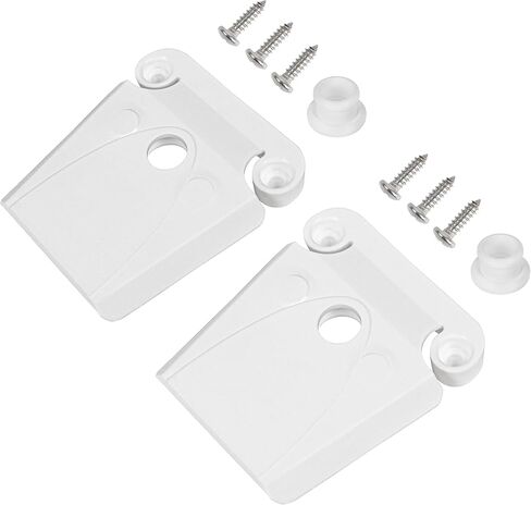 LBB-Parts مزالج بلاستيكية تبريد لمبردات القباني، مجموعة من مزالج صندوق الثلج والمسامير، استبدال مزلاج مبرد القباني، مجموعة من 2 in Kuwait