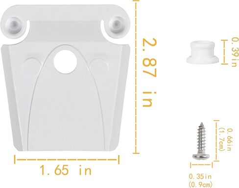 LBB-Parts مزالج بلاستيكية تبريد لمبردات القباني، مجموعة من مزالج صندوق الثلج والمسامير، استبدال مزلاج مبرد القباني، مجموعة من 2 in Kuwait