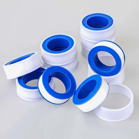 20 Rolls Pipe Thread Seal Tape PTFE Tape Plumbing Waterproof Water Pipe Sealing Duct Tape Industrial Thread Sealant Tape for Plumbers, Air Head, Thread Pipe 1/2 Inch(W) x 394 Inch in Saudi Arabia