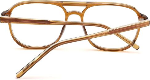Pro Acme Blue Light Blocking Glasses-Oversized Square Aviator 70s Frame Eyeglasses for Women Men Computer Eyewear in Saudi Arabia