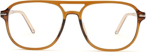 Pro Acme Blue Light Blocking Glasses-Oversized Square Aviator 70s Frame Eyeglasses for Women Men Computer Eyewear in Saudi Arabia