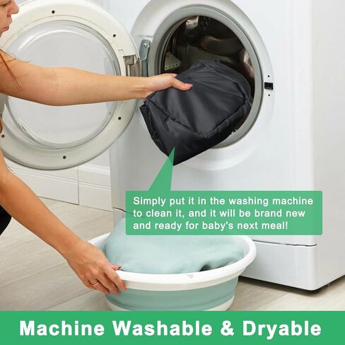 غطاء لكرسي الطاولة السريع Inglesina - إكسسوار كرسي مرتفع مريح ومتعدد الاستخدامات، ملحقات كرسي الطاولة السريعة تمنع انسكابات الطعام ورذاذه، يمكن غسله في الغسالة (الكرسي العالي غير متضمن) in Kuwait